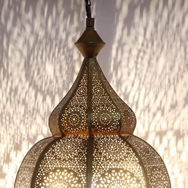 Casa Moro Hayat LN2030 - Lampe orientale - Hauteur : 54 cm - Style marocain - Style bohème chic - Pour chambre d'enfant ou chambre à coucher - Fabriquée à la main – Image 5