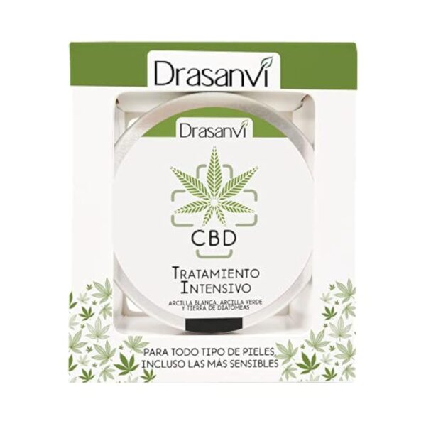 Drasanvi CBD - Traitement corporel apaisant avec CBD - 3 argiles x 140 g