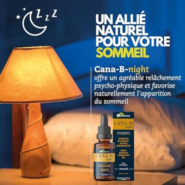 Hemp Phytomedical - Gouttes Naturelles CANA-B Night avec Chanvre et Bergamote pour un Sommeil Réparateur – Image 4