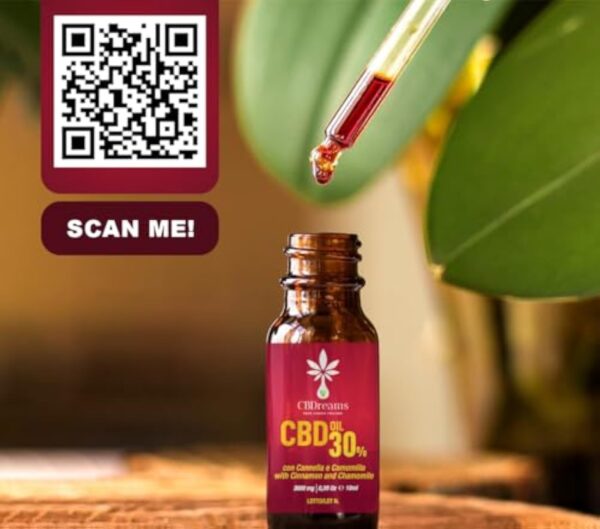 Huile CBD 30% - Huile de Chanvre Bio - Huile de CBD à la Cannelle et à la Camomille - CBD Herbe Végétalien - Huile de CDB Sans Cruauté - Usage Topique - E-Book Gratuit – Image 4