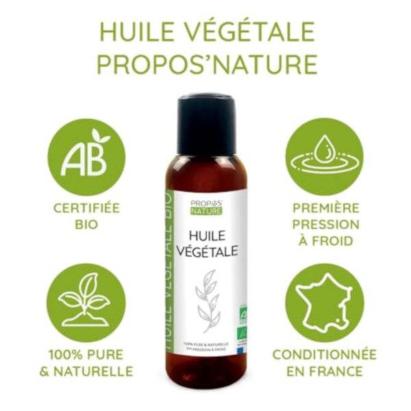 Huile de Chanvre Bio - 100% pure et naturelle - 50ml - PROPOS'NATURE – Image 5