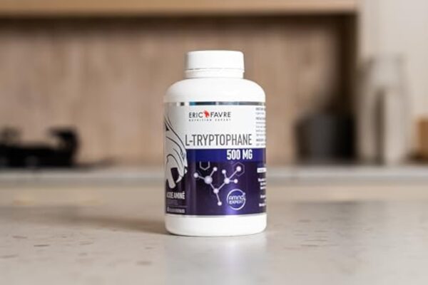 L-TRYPTOPHANE - 500mg Vegan, Améliore la Qualité du Sommeil, Aide à Soulager les Symptômes du Stress - 60 gélules végétales - Eric Favre – Image 6