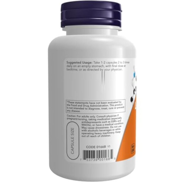 L Tryptophan 500mg 60 Vcaps – Image 4