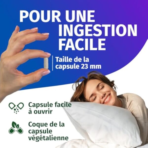 L-tryptophane | Hautement dosé : 700 mg par capsule | 180 gélules | 6 mois de réserve | Végétalien & sans additifs | Green Naturals® – Image 5