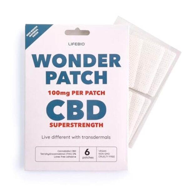 Lifebio CBD 100 milligrammes Superstrength Wonder Patch (1)