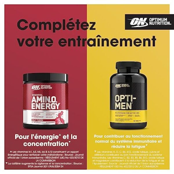 Optimum Nutrition Serious Mass Poudre de Protéine Gain de Masse Hautement Calorique avec 25 Vitamines et Minéraux, Créatine Monohydrate et Glutamine, Saveur Vanille, 8 Portions, 2.73 kg – Image 7