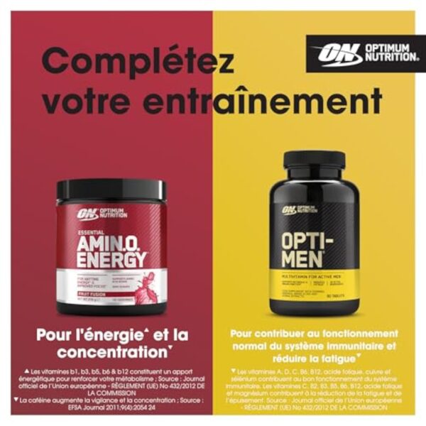 Optimum Nutrition Serious Mass Poudre de Protéine Gain de Masse Hautement Calorique avec 25 Vitamines et Minéraux, Créatine Monohydrate et Glutamine, Saveur Chocolat, 8 Portions, 2.73 kg – Image 7