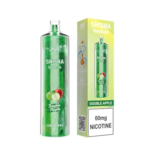 Puff 12000 JNR SHISHA HOOKAH - Double_Apple_ - Sans Nicotine - Sans Tabac - Sans CBD