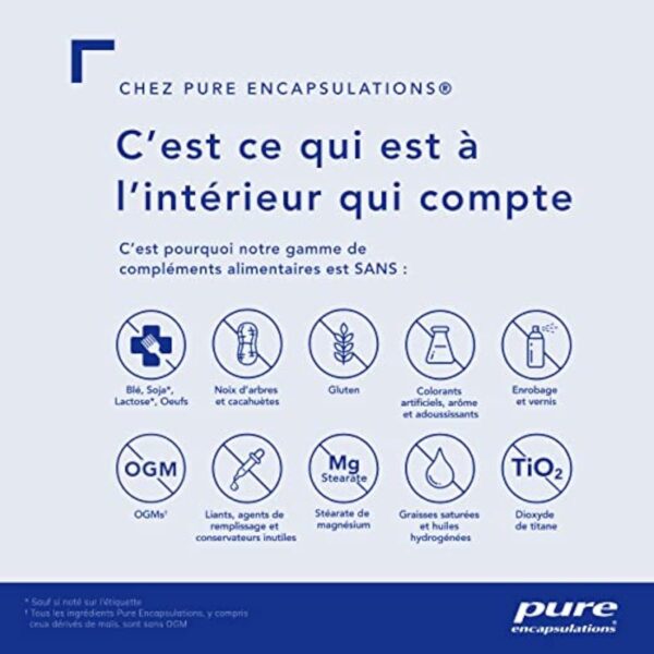 Pure Encapsulations - Vitamine D3 1000 U.I. - Maintien d'une Fonction Normale du Système Immunitaire - Contribue à l'Absorbtion du Calcium - 60 Gélules – Image 6