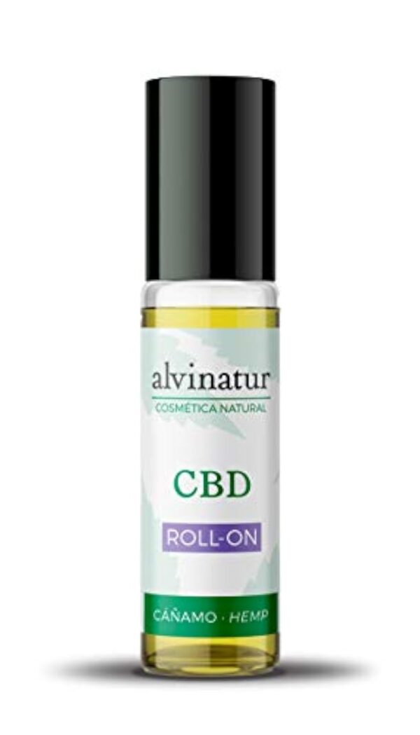 Roll On CBD 14ml Certifié BIO - Soin spécifique pour petites zones spécifiques de la peau - visage et corps - piqûres de moustiques, contusions, eczéma - Aux huiles essentielles - Format roll-on