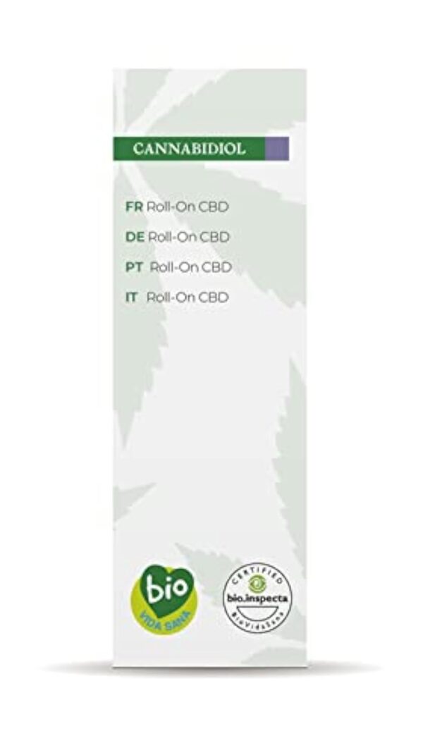 Roll On CBD 14ml Certifié BIO - Soin spécifique pour petites zones spécifiques de la peau - visage et corps - piqûres de moustiques, contusions, eczéma - Aux huiles essentielles - Format roll-on – Image 5