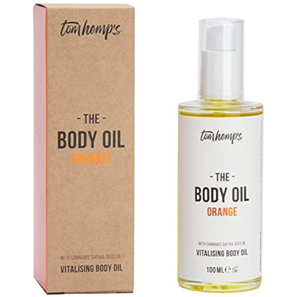 Tom Hemp's The Body Oil Huile corporelle végétalienne à l'huile de graines de chanvre