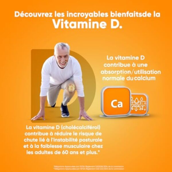 Vitamine D3 4000 ui - 400 Micro Comprimés Pour 1 An - Vitamine D3 Pour Immunité, les Os, Dents, Muscles, Forte Absorption Calcium - Vit D Cholécalciférol, Végétarien - 1 Comprimé Tous Les 2 Jours – Image 6