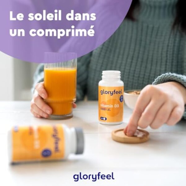 Vitamine D3 400 Comprimés (13 mois) Hautement Dosée, Vitamin D3 pour le Système Immunitaire, Vitamin D 1000 UI (25 mcg) par Comprimé, Soutien les Os, les Dents, et les Muscles*, Sans Additifs – Image 10