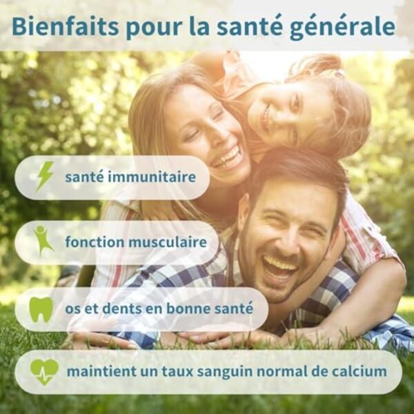 Vitamine D3 Quotidienne 2000 UI Cholécalciférol, Cure d’un an, 1 par jour. Défenses immunitaires, Soutient des os, dents et muscles. Végétarien - par Igennus – Image 9