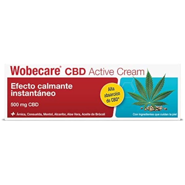 Wobecare CBD Active Cream - 100ml – Image 4