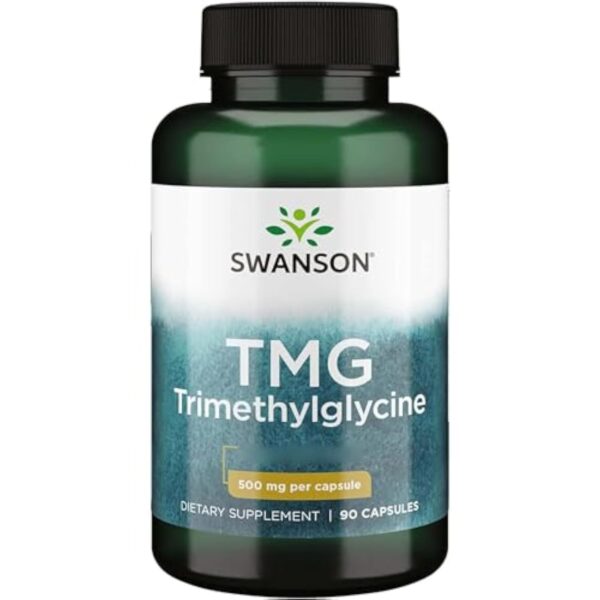 Swanson, TMG Trimethylglycine, 500mg, 250 Capsules, Haute Dosé, Sans Soja, Sans Gluten, Sans OGM