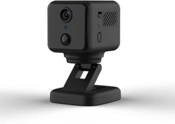 Caméra Cachée WiFi Mini Caméra Espion 1080P Caméra de Sécurité WiFi Intérieure sans Fil à 360 ° avec Application Caméra Portable avec Télécommande avec Détection De Mouvement par Vision Nocturne