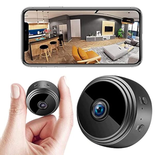 Mini Camera Espion Cachee Enregistreur,Full HD 1080P Micro Caméra WiFi Exterieur sans Fil Spy Cam Vision Nocturne Détection de Mouvement Micro Camera,Interieur/Exterieur – Image 2