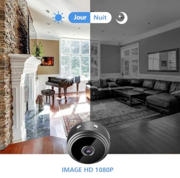 NeWnan Mini Camera Espion sans Fil 1080P - Camera Surveillance WiFi Intérieure/Extérieure - Mini Camera - Caméra Exterieur sans Fil (4) – Image 7