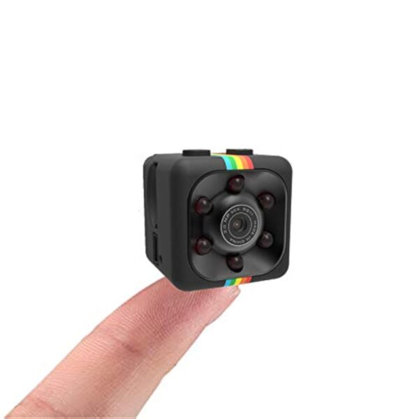 Sansnail Caméra Mini SQ11 HD Intérieur, avec Vision Nocturne et résolution 1080p (Couleur Noire)