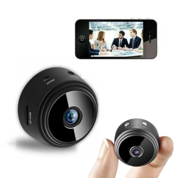 TKMARS Mini Camera Surveillance WiFi Mini Caméra Cachée WiFi 1080P sans Fil Intérieur Microcaméra Mini Caméra Surveillance Intérieur avec Vision Nocturne Détection de Mouvement