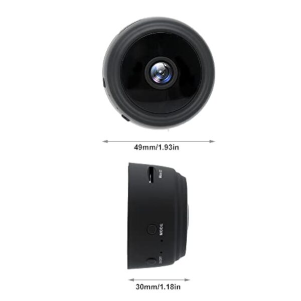 TKMARS Mini Camera Surveillance WiFi Mini Caméra Cachée WiFi 1080P sans Fil Intérieur Microcaméra Mini Caméra Surveillance Intérieur avec Vision Nocturne Détection de Mouvement – Image 3