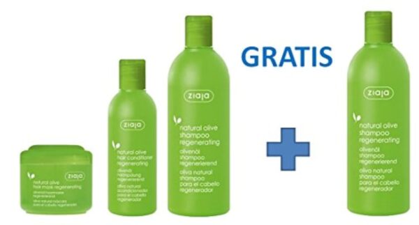 ZIAJA Huile d'Olive Cheveux Kit d'entretien avec produit gratuit