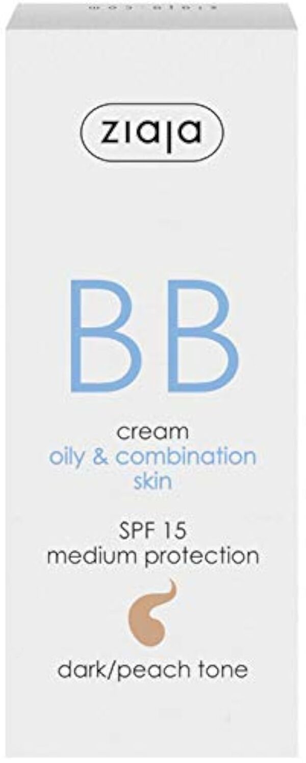 Ziaja Bb Cream Pieles Grasas y Mixtas Spf15 Tono Oscuro 50 ml