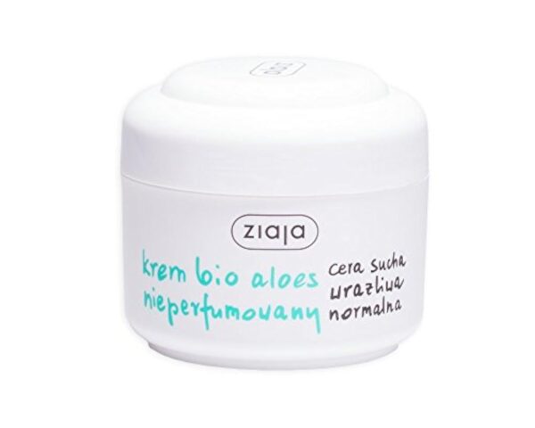 Ziaja Crème pour le visage à l'aloe bio non parfumée - 50 ml