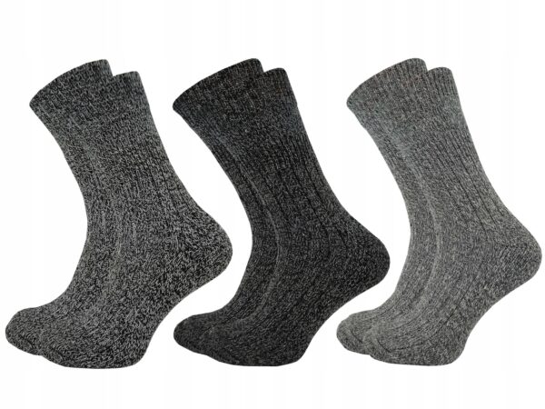 3 paires de chaussettes d'hivernage pendant Écheveau