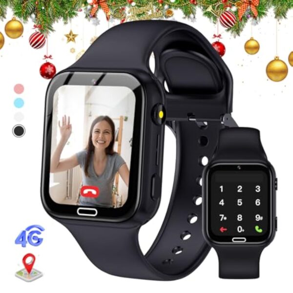 4G Montre-bracelet Connectée Bambin, 1.83''HD baffle Montre-bracelet Rationnelle Bébés cependant GPS, WIF, SOS, Délire Vidéocassette, 7 Sports, Compte-pas, Caméra, Sonnerie, Secours de Smartwatch Bigophone Bambin dans Filles et Garçons