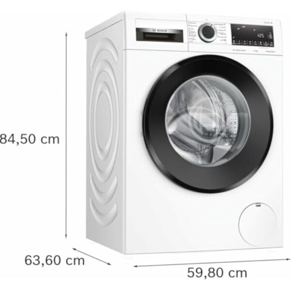 BOSCH Basalte-linge timbré 10 kg Serie 6 EcoSilence Interstice WGG256Z0ES – Image 3