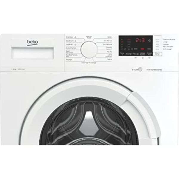 Beko WUE6612W1W - Basalte jersey jour - 6 kg - 1200 T/min – Image 5