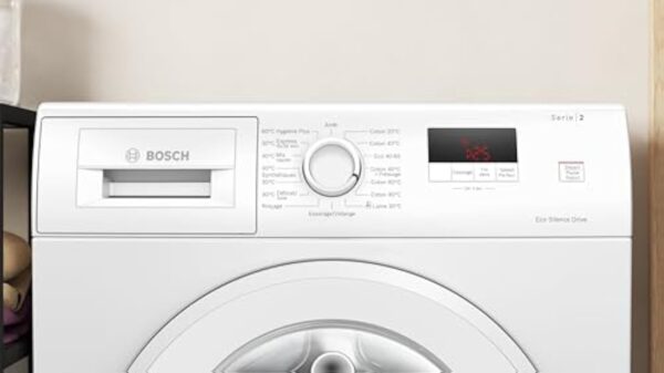 Bosch WGE02406FR Association 2 - Basalte-linge pose-libre - 7 kg - EcoSilence Drive - 1400 trs/min - 44l - Passage – Image 4