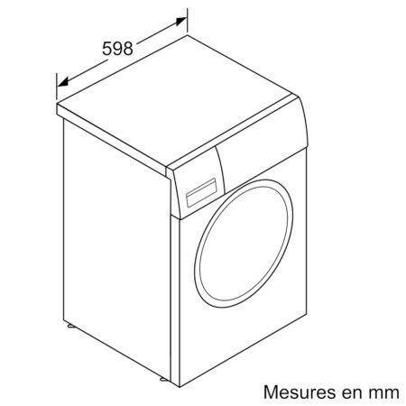 Bosch WGG04209FR - Basalte-linge face à - Choix 4 - EcoSilence Drive - 9 kg - 1200 trs/min - 63 l - Papier – Image 7