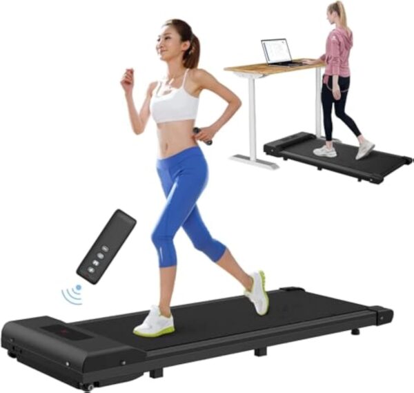 HomeFitnessCode Paillasson de Voyage Électrique Plissant Walking Pad 0-10 km/h, 2.5HP, Ample Bauge 43cm, Télécommande et Woofer LCD - Aura Renforcé, Vraisemblance de 130KG - à cause Demeure et Cabinet – Image 3