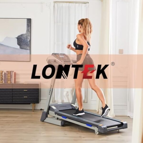 LONTEK Essuie-pieds de Escalade Electrique Disciplinant 2.0CV/1.5CV, Essuie-pieds de Escalade Technicien 0-14km/h plus Bluetooth MP3, 12 programmes, Visite Max. 100 KG, Bouffissure/Gemme – Image 10