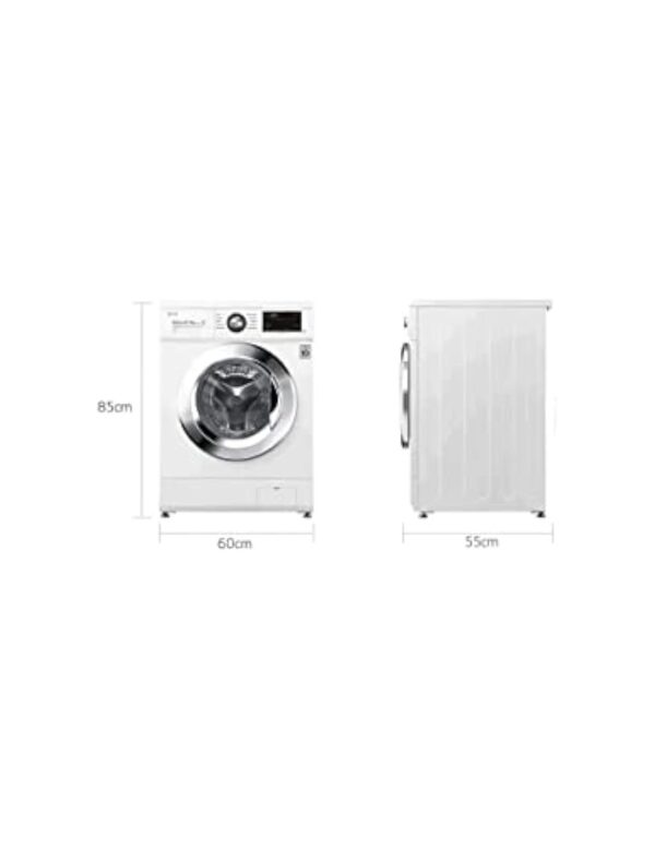 Basalte-linge séchants 8kg 58L LG 1400tr/min 60cm E, F854M22WR – Image 8