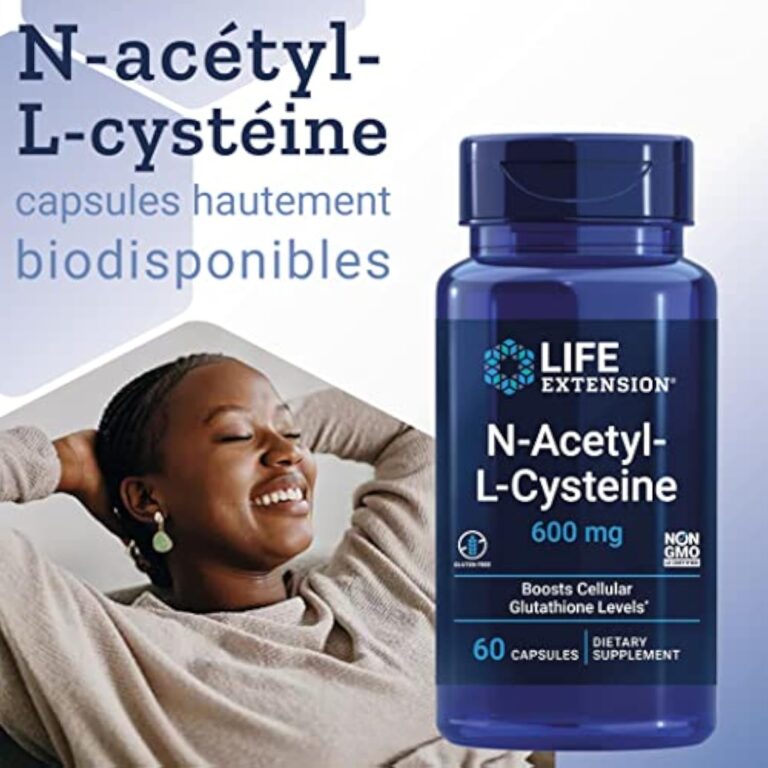 Life Épanouissement, N-Acetyl-Cysteine (NAC), 600mg Redoublé, 1 Enveloppe entiers les 3 Jours, 60 Capsules frugivore, Frugivore, Sauf Gluten, Sauf Soja, Sauf OGM – Image 3