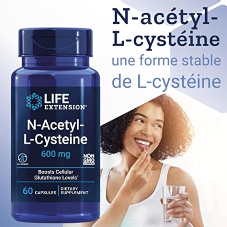 Life Épanouissement, N-Acetyl-Cysteine (NAC), 600mg Redoublé, 1 Enveloppe entiers les 3 Jours, 60 Capsules frugivore, Frugivore, Sauf Gluten, Sauf Soja, Sauf OGM – Image 4