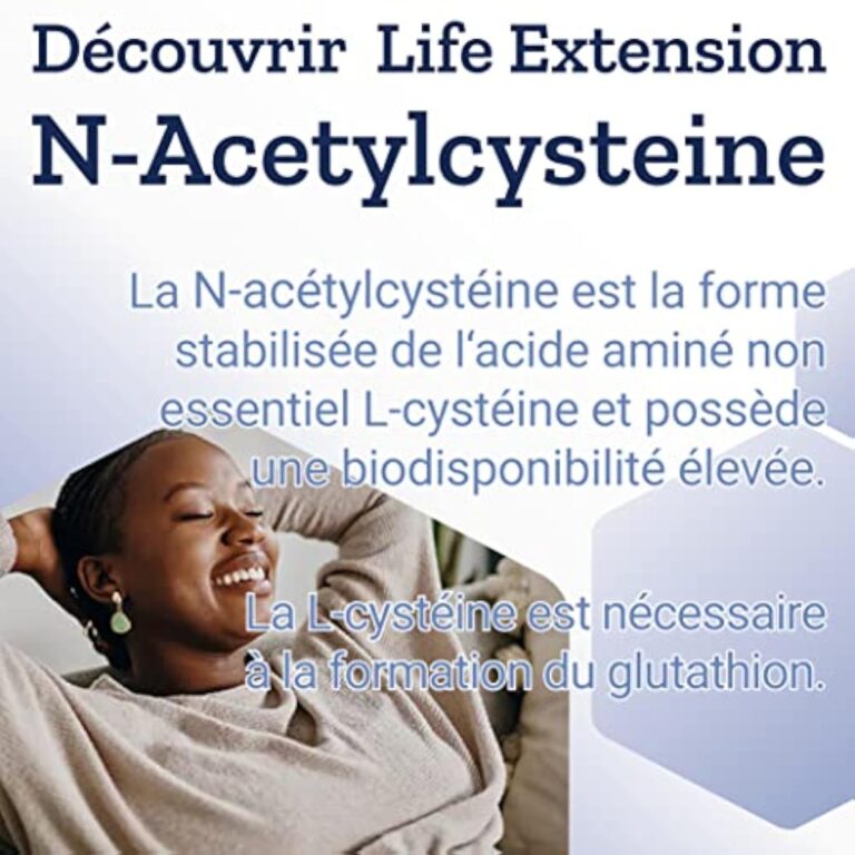 Life Épanouissement, N-Acetyl-Cysteine (NAC), 600mg Redoublé, 1 Enveloppe entiers les 3 Jours, 60 Capsules frugivore, Frugivore, Sauf Gluten, Sauf Soja, Sauf OGM – Image 5