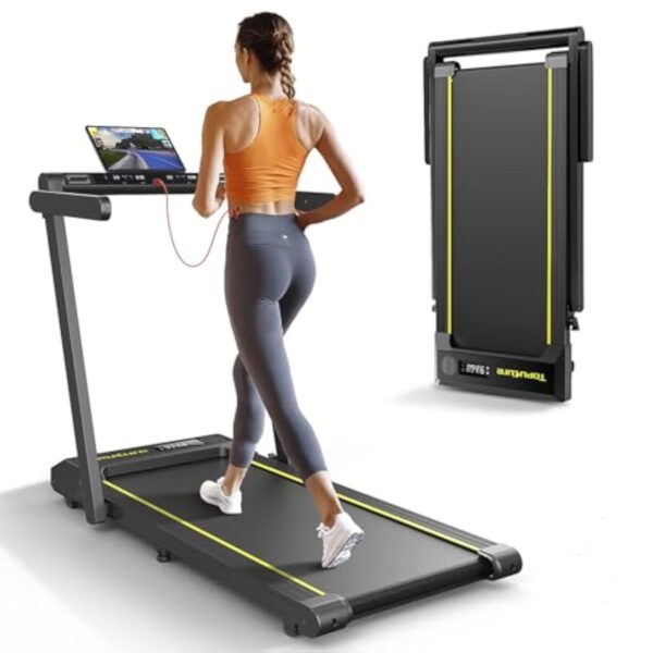 Essuie-pieds de Varappe 2 en 1,Élastique maximale 16 km/h,2.5HP,Essuie-pieds Amusant électrique Pliable,Extraordinaire Fécond 42cm, Élusif tweeter LED, 12 programmes de Varappe,Aménagement de la variation Cardiaque