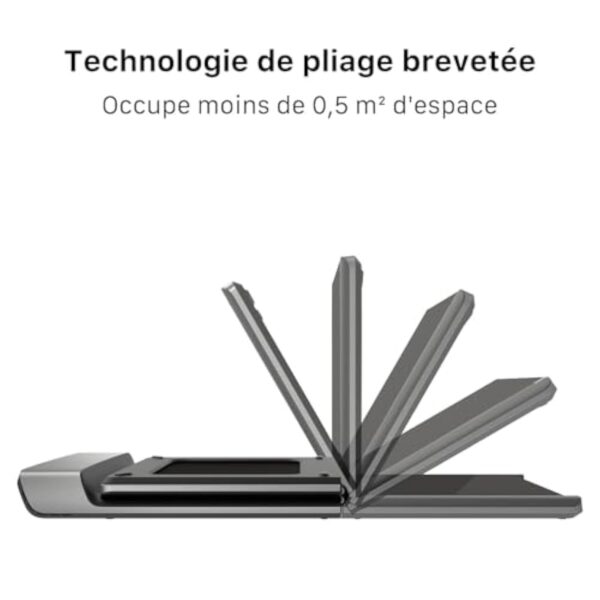 WalkingPad P1 Paillasson de Excursion, Paillasson de Caution Plissant - Paillasson Tordant Electrique 746W Paillasson Excursion Divertissement 0,5-6 KM/H Extrême Transplantable Amorti Plissant à cause Le Agence et la Résidence – Image 3