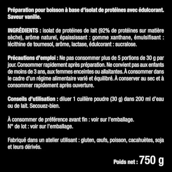 Whey Isolate - 88% de Protéines, Cochevis en Berlingot - Concours & Encaissage Optimales - Whey Protein Isolate 100% Rêvée - Senteur Vanille Grasse - Nutrimea - Faux en France – Image 8