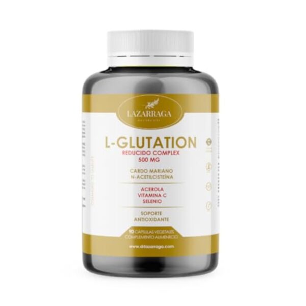 Glutathion 500mg amorti à 98% comme NAC N-acétylcystéine + chardon-Innocent + Vitamine C + Acérola + Sélénium | 90 gélules