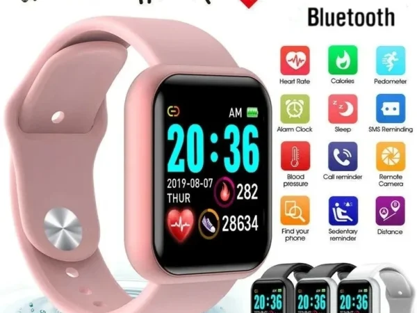 Montre-bracelet connectée pour hommes et femmes, Bluetooth, téléphone connecté, lecteur, musique, fitness, sport, moniteur de sommeil, montres numériques