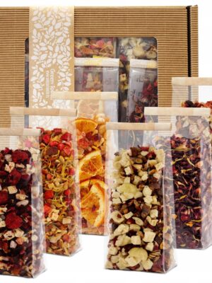 Coffret à thé aux fruits 6 pièces - Cadeau