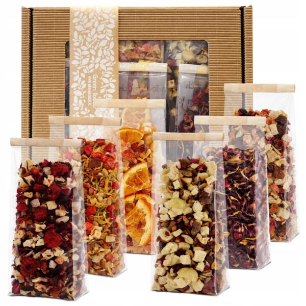 Coffret à thé aux fruits 6 pièces - Cadeau