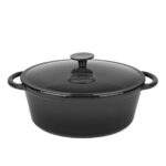 Cocotte Fonte Ovale 6,4 L, Émaillée Marmite Fonte induction, gaz Marque : KonigHOFFER
